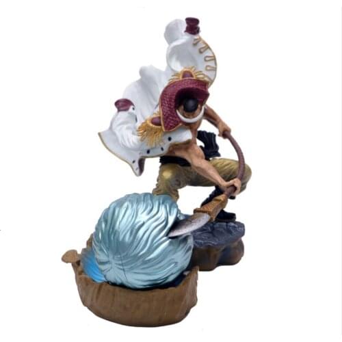 One Pieces Action Figure A Reward GK White Beard Anime Edward Newgate Pvc 25cm Model Collection Toy Exquisite Decoration Dolls