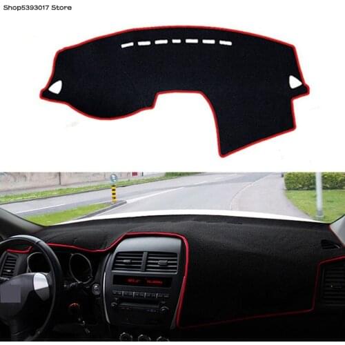 Car Center Console Dashboard Cover Dash Mat Non-slip Sun Shade Pad Protector Carpet Trim For Mitsubishi ASX 2013-2019 2020 2021