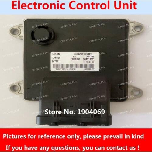 Engine Computer Board B6000773 28434847 C3612100 28290892 MT22 ECU B6001032 28290892 S3612100C1 LF6430 28340756 For LiFan Car