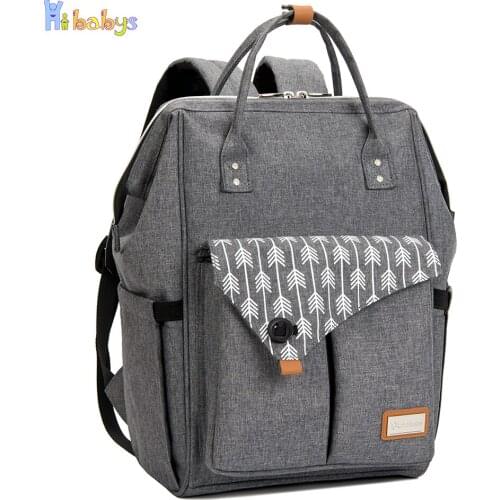 Fashion Large Capacity Mummy Maternity Diaper Bag Multi-function Travel Nappy Bag Outdoor Maternal Backpack For Mom And Baby
