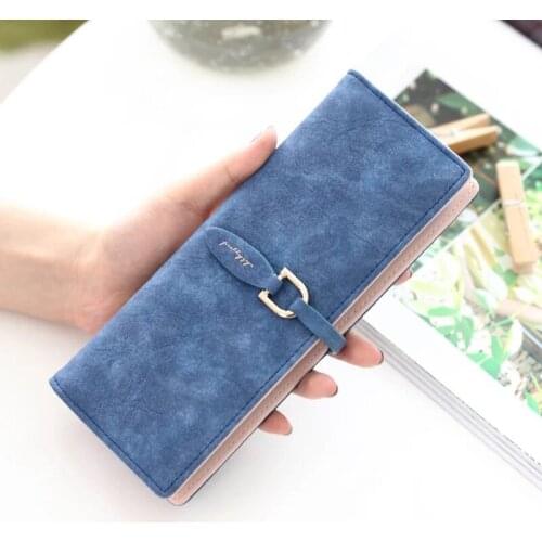 Fashion Brand 55 Card Slots Card Holder Nubuck Leather Bank Credit Pack Big Capacity Money Bag Female ID Card Wallet Women