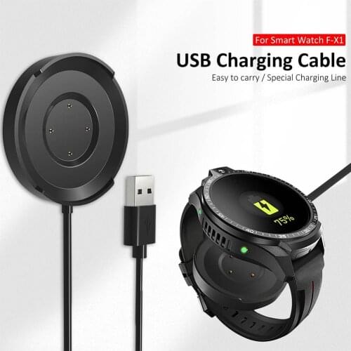 Smartwatch Charging Stand Cradle Fast Charger USB Power Cable Smart Bracelet Charging Dock For Black Knight Smart Watch F-X1