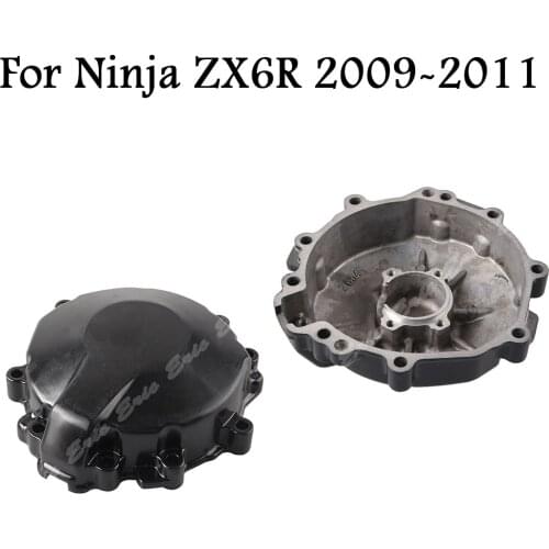 Motorcycle Engine Cover Crankcase Stator Slider Fit For KAWASAKI Ninja ZX6R 2009 2010 2011