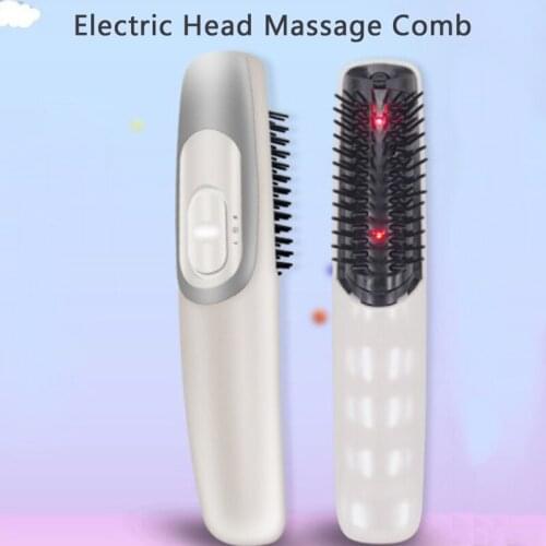 Portable NEW Electric Infrared Laser Antistatic Anti-Hair Loss Scalp Massage Comb Hair Growth Treatment Brush