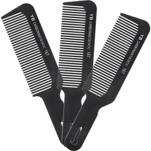 Flat Head Hair Comb Anti-static Hair Comb Cutting Combs For Salon Sectioning Haircut Styling Tool