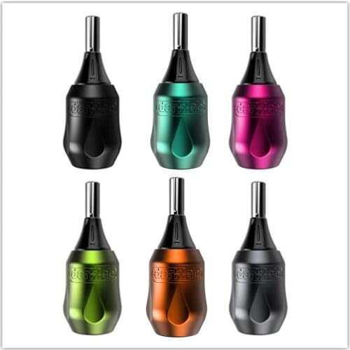 Adjustable Darklab Cartridge Tattoo Grips Aluminum Alloy Adjustable Cartridge Needle Grips with Needles Bar Supply
