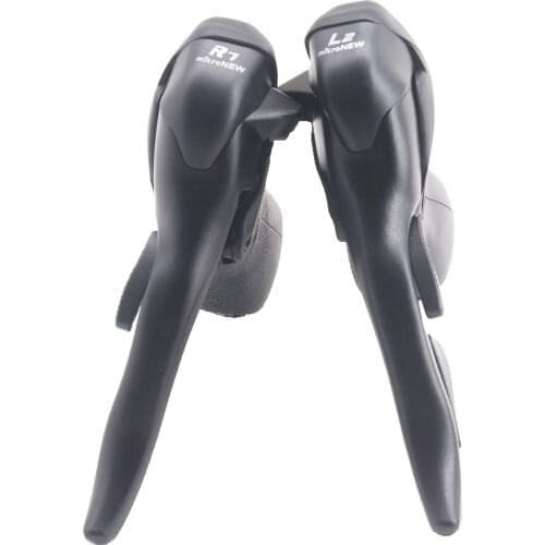 For Microshift STI Road Bike Shifters Double Trip 2*7 3X7 Speed Lever Brake Bicycle Derailleur Groupset Compatible for Shimano