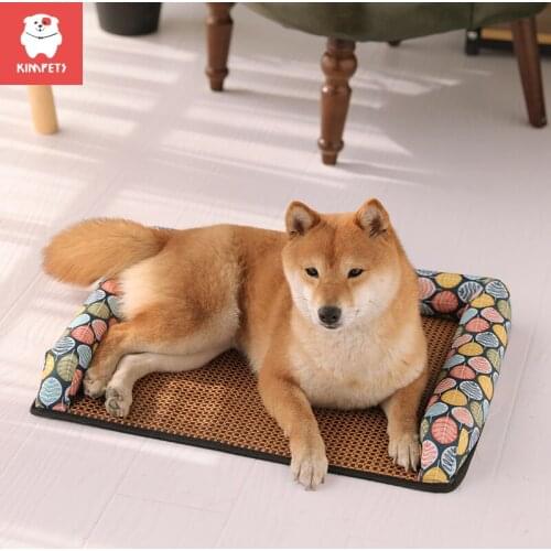 Kimpets Dog Kennel Removable and Washable Mat Dog Bed Pet Bed Small Dog Cat Litter Mat Summer Mat