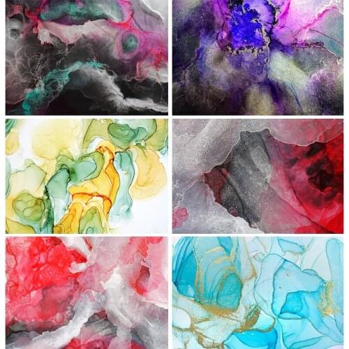 SHENGYONGBAO Art fabric Photography Backdrops Props Colorful Marble Pattern Texture Photo Studio Background 200902DSX-05