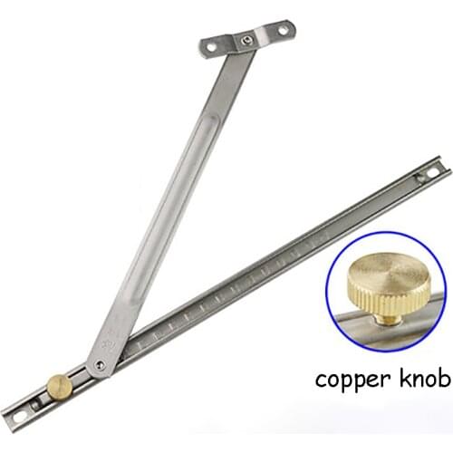 Stainless Steel Telescopic Wind Brace Locator Aluminum Window Position Stopper Control Sliding Bracing Support Limiter