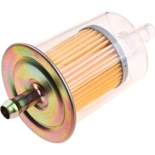 Universal Motorcycle Petrol Inline Fuel Filter Fits 9mm Pipe