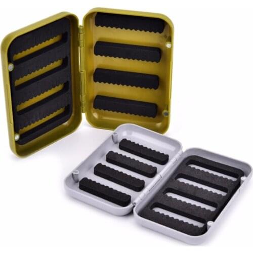 Waterproof Fishing Tackle Boxes Double Sides Foam Fly Fishing Lure Bait Hook Tackle Storage Case