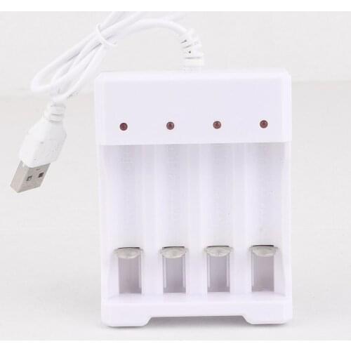 Battery Charger For AA AAA Batteries 4 Ports Battery Charger With USB Plug Universal Power Tool Accessories