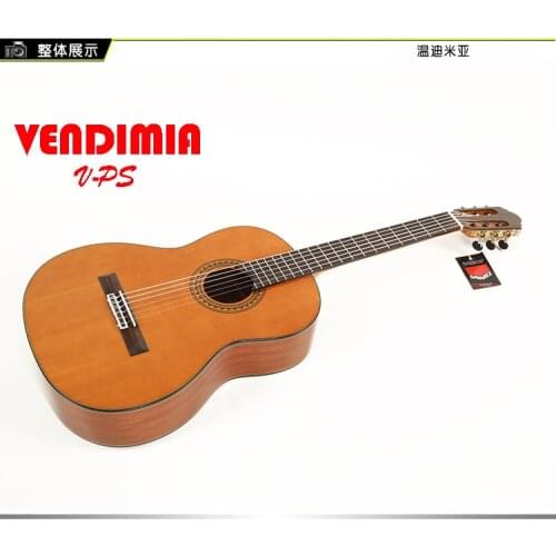 39 inch Handmade Spanish guitar,VENDIMIA SOLID Cedar/Mahongay Acoustic guitarras+STRINGS, classical guitar with Nylon string VPS