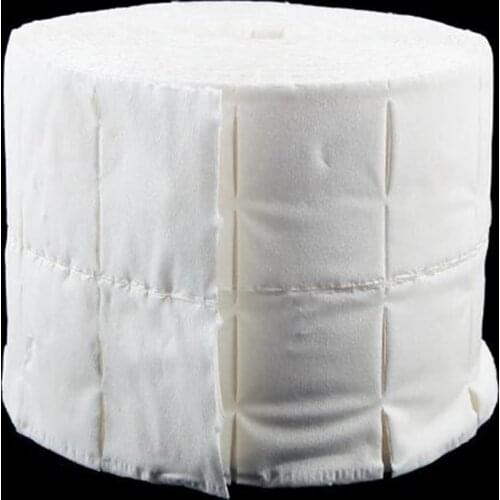 500Pcs/Roll Nail Polish Remover Wraps Pads Nail Art Cleaner Removing Wipers Nail Tips Manicure Cleaning Wipes Cotton Pads Paper