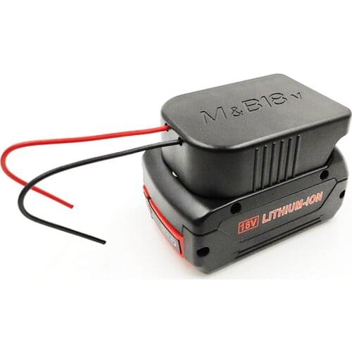 For Makita&Bosch 18V Battery Adapter Li-Ion Battery Converter to DIY Cable Output Adapter Battery Accessories