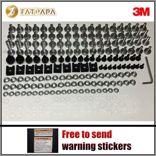 Motorcycle accessories shell plate screws universal fairing screws Fit For HONDA CBR600RR CBR1000RR CBR900RR F2 F3 F4 i F5