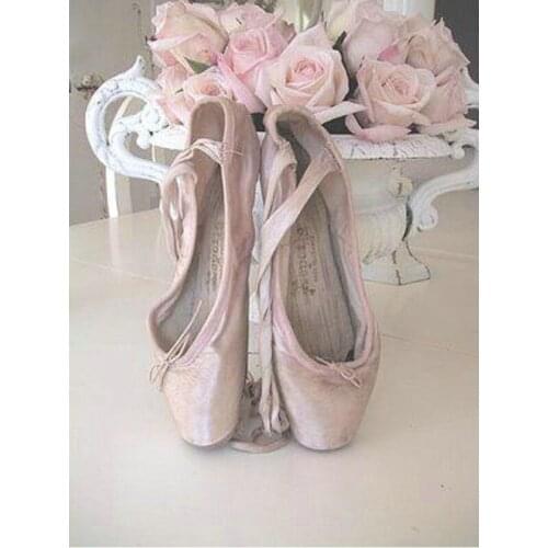 DIY 5D drill resin Mosaic Ballet shoes full square Diamond Painting Cross Stitch Kits Diamond Embroidery Pattern Rhinestones