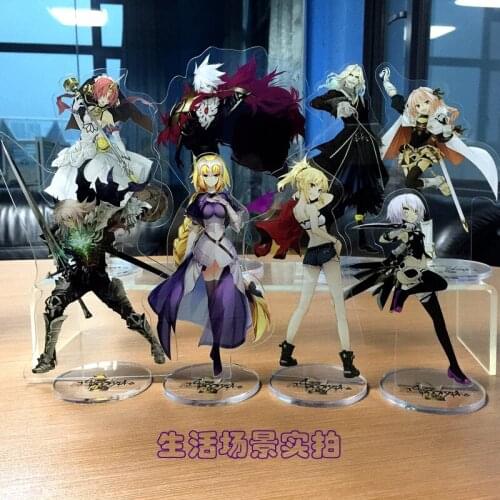 Anime Fate/Apocrypha Joan of Arc NERo CLAVDIVS CAESAR Acrylic Stand Figure Model Plate Display Tabletop Decor Cosplay Xmas Gift