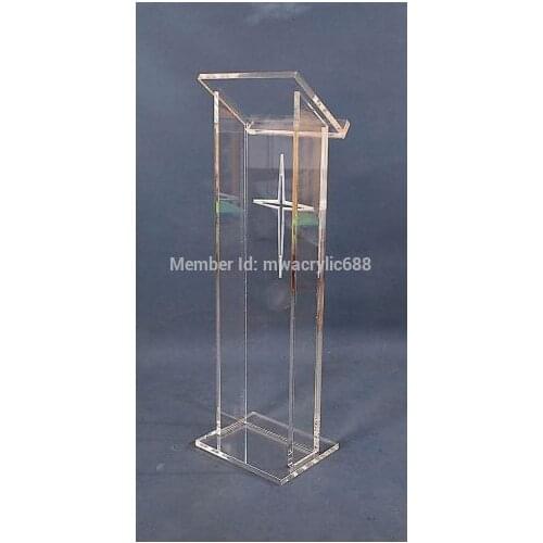 Pulpit furniture Free Shipping Hot Sell Deluxe Cheap Clear Acrylic Lectern,acrylic podium acrylic podium