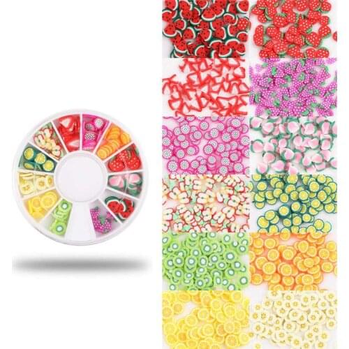 Nail Art 3D Nail Art Decoration Fruit Shapes Fimo Slices DIY Craft