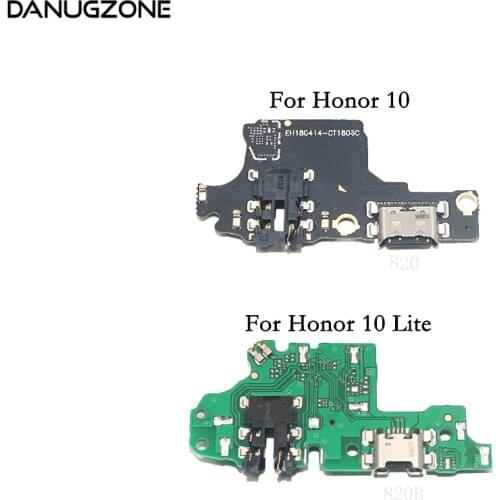 USB Charging Dock Port Plug Socket Connector Charge Board Headphone Audio Jack Flex Cable For Huawei Honor 10 Lite
