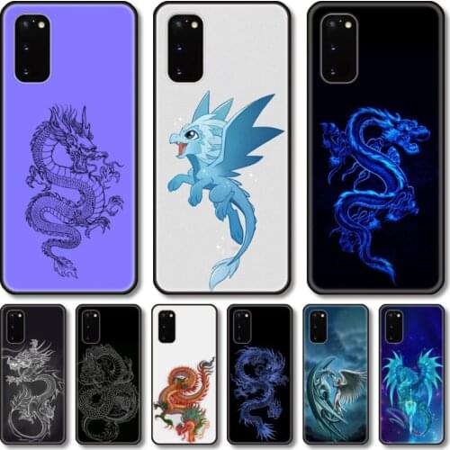 Dragon Drand Phone Cases phone protection hull For SamSung Galaxy S 8 9 10 20 21 Plus note 5G Lite Ultra Soft TPU Shell Cover