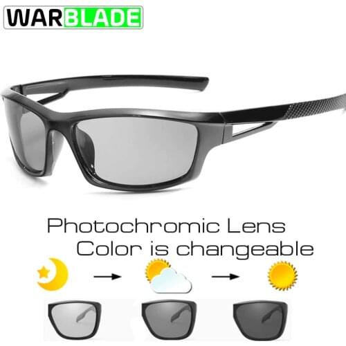 Photochromic Cycling Glasses Polarized Bicycle Eyewear Ultralight Sport Bike Sunglasses Black men&women Riding Goggles