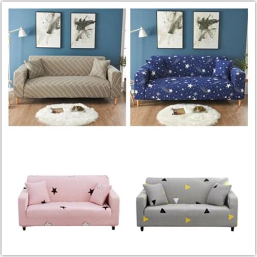Geometric Elastic Cover for Modern Sofa Living Room Sectional Sofa Cover Adjustable Covers for Corner Sofa