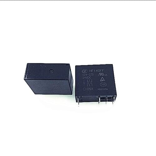 HOT 24V relay HF140FF 024-2ZS HF140FF0242ZS HF140FF-024-2ZS HF140FF 024 2ZS 24VDC DC24V 24V 10A 8PIN 250VAC