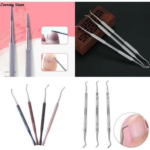 Ingrown Toe Nail Correction Lifter Nail File Clean Installation Tool Pedicure Foot Nail Care Hook Cleaner Double Sided
