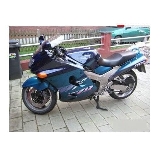 Motorcycle Fairing kit for Kawasaki ZZR1100 93-03 ZX-11 1993-2003 ZZR 1100 1993 2003 ZX11 93 97 00 01 02 03 cyan fairings
