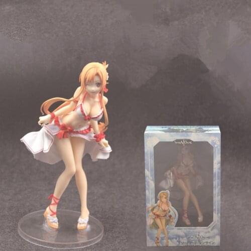 Sword Art Online Asuna Mizugi Ver. 1/7 Scale PVC Sexy Figure SAO Collectible Model Toy