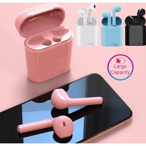 I7 MINI Wireless Bluetooth Earphone 5.0 Stereo Earbuds Headset Sports Wireless Headphones With Charging Box For All Smart Phone
