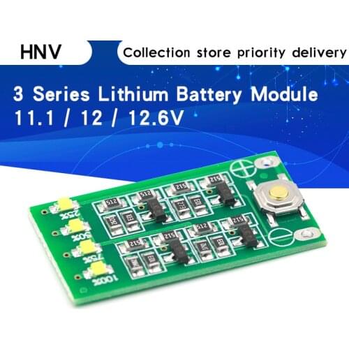 3S 11.1V 12V 12.6V Lithium Battery Capacity Indicator Module Lipo Li-ion Power Level Display Board 3 Series 9-26V