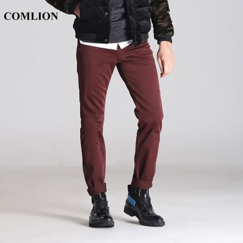 New Arrival Pants Men Sweatpants Justin Bieber Pants Mens Brand Trousers Male Solid Straight Casual Trousers For Men COMLION F28