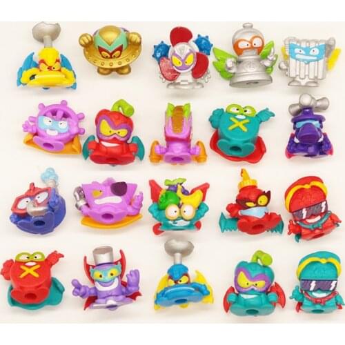 Original Superzings Superthings Action Figures 3CM Super Zings Garbage Truck Toy Trash Collection Toys Model