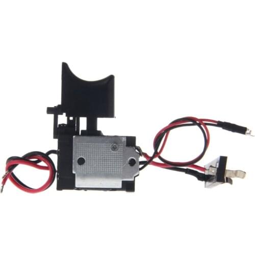 Electric Drill Dustproof Speed Control Push Button Trigger Switch DC 7.2-24V Lithium Battery Rechargeable Drill Switch