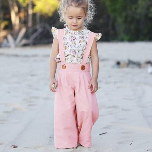 Qunque/群鹊 Summer Overalls For Girls