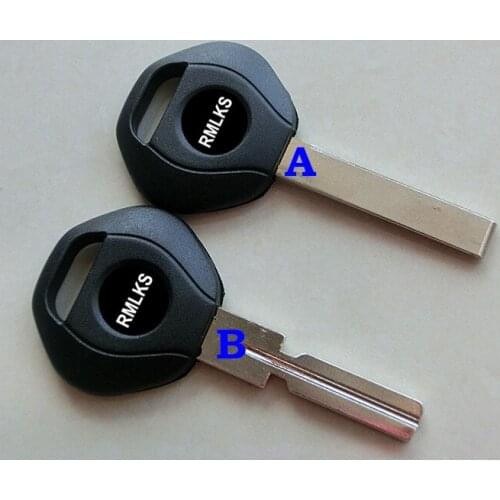 RMLKS Uncut Blade Transponder Key Shell Fob Blank Fit For BMW 3 5 7 SERIES E36 E34 E38 X3 X5 M5 M3 Chip Key Fob