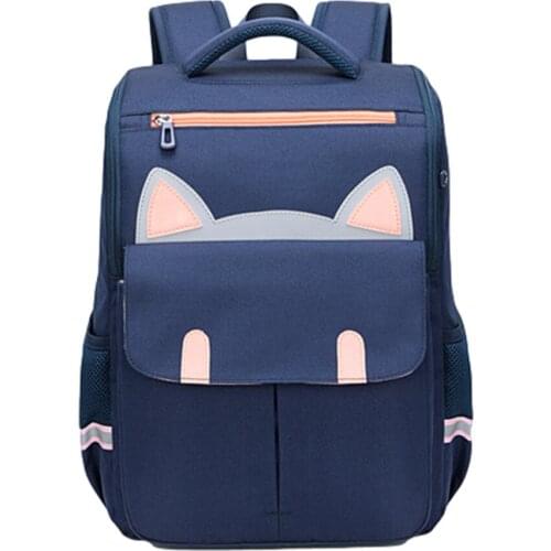 Cat Backpacks Primary School Backpacks Knapsack Children School Bags Boys Girls Orthopedic Schoolbag Kids