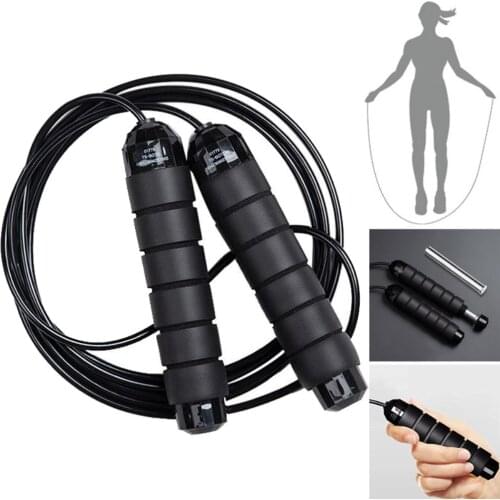 Steel Wire Aerobic Exercise Skipping Jump Rope Gym Sport Fitness Workout Tool