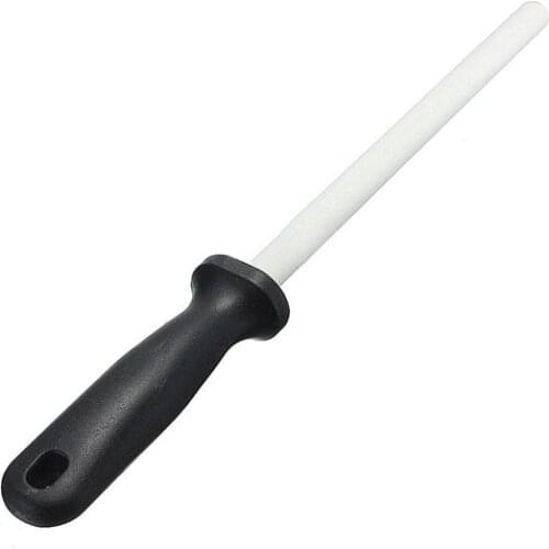 13" Ceramic Corundum Sharpener Rod Stick Bar for Blade Sharpening Kitchen Tool