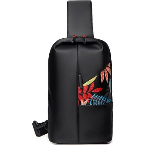 Newhotstacy Bag 07302021 Mens business chest bag outdoor leisure single shoulder bag fashion small waist bag