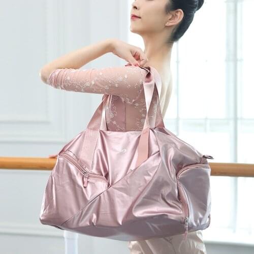 Womens bag Dance Bag Sports Bag For Women Travel bag Outdoor Waterproof Nylon Fitness Training Gym Bags Ballerina Pink HandBag