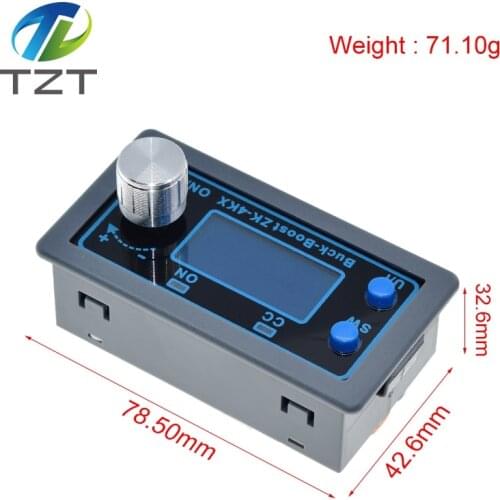 ZK-4KX CNC DC DC Buck Boost Converter CC CV 0.5-30V 4A Power Module Adjustable Regulated power supply For Solar Battery Charging