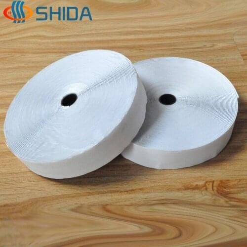 1.6cm Width 5/8" 25Meters Self Adhesive Hook and Loop Fastener Tape Cable Ties Nylon Strap Magic Tape Sticks Free Shipping