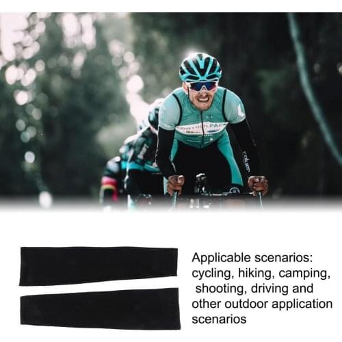 1 Pair Summer Arm Sleeve Breathable Sun Protection Polyester Outdoor Cycling Climbing Hiking Arm Cover for Travel Driving Beach