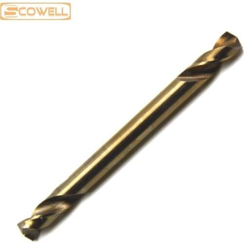 20% OFF 10PACK HCO M35 Double End Twist Drill Bit Cobalt Hole Drilling Spiral Drill Bits MetalWorking Choose from 3mm to 5mm