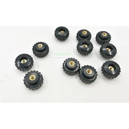 4pcs M3/M4 Leveling Thumb Screw Nut For Reprap 3D Printer Spring-Loaded Heated Bed spare parts
